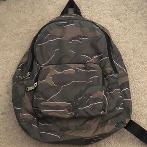 Coach Packable Backpack with Wild Camo Print